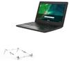 BoxWave Stand and Mount Compatible with Acer Chromebook 511 (C734) - Pocket Aluminum Stand 3-in-1, Portable Multi Angle Viewing Riser - Metallic Silver view 1