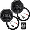 KICKER Front Door 6.5 Speakers Kit for Honda Civic 2006-2020 Upgrade Kit - Pair of DS Series 6 1/2 Inch Coaxial Speakers with Adapters and Harnesses - DSC650, 43DSC6504 view 1