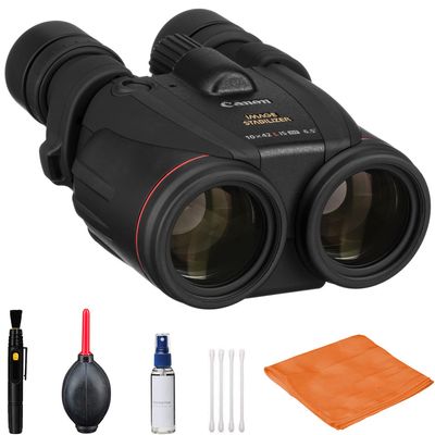 Canon 10x42 L is WP Image Stabilized Binoculars Bundle + Accessories