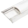 ZJMAMA PVC Cable Raceway, Weatherproof Cord Cover Protection Trunking White, Self-Adhesive Wire Hider Channel for Ceiling, Corner, Floor (Size : 23 x 9mm) view 1