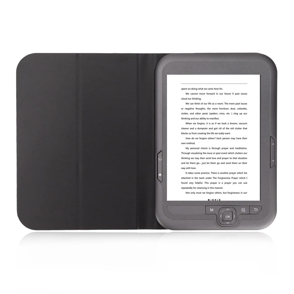 Yoidesu E Reader, 6in 800x600 HD E Reader, Ink Ebook Readers with Protective Case, Support FM, Music Playback, Electronic Device(#3)