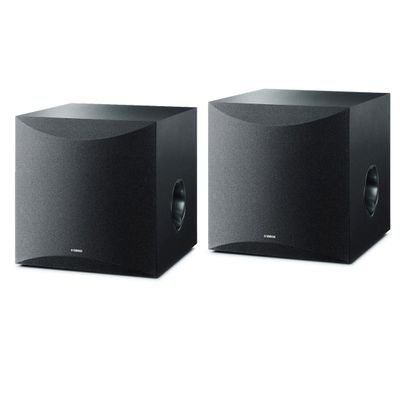 Yamaha 2X NS-SW100 10" Powered Subwoofer, 100W Dynamic Power