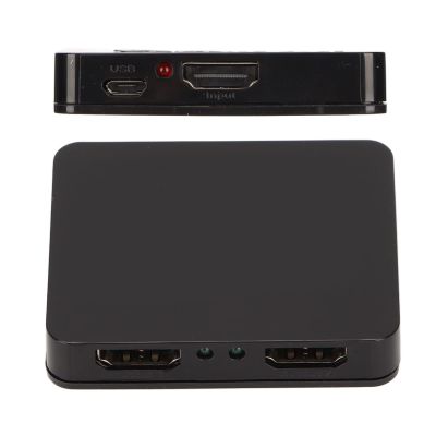 Leapiture 1 in 2 Out HDMI Port Splitter 4K HDMI Splitter High Definition Multimedia Interface Splitter for Home Entertainment Clear Display