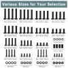 Universal TV Mount Screws Kit Includes M4 M5 M6 M8 Screws, Washers, for Samsung TCL Hisense LG Vizio Onn Sony Toshiba Insignia Westinghouse TV Mounting Hardware Kit with Remote Control Holder view 2