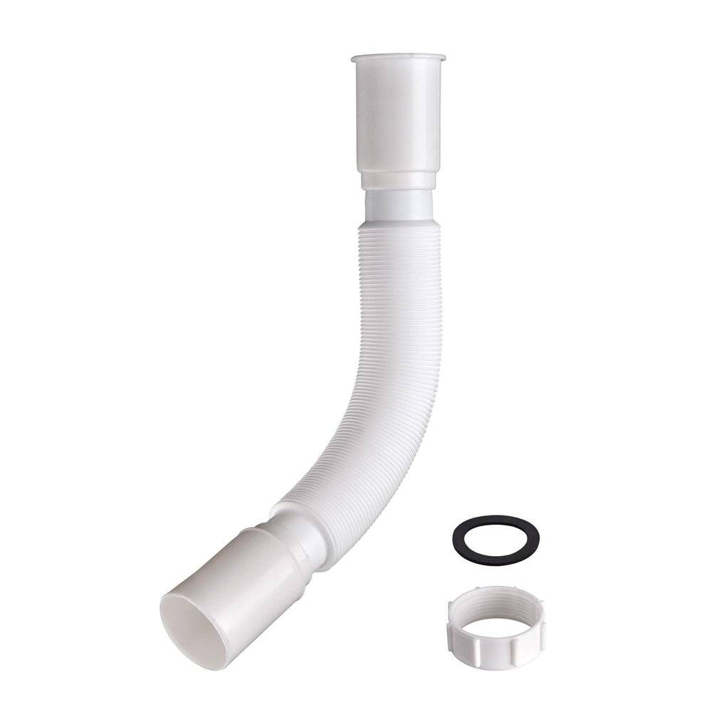 AW Wash Shampoo Bowl Basin Drain Hose Kit Extendable Drainpipe Accessory for Salon Barber Shop Kitchen