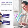 Peslv 3-Pack Anti Blue Light Screen Protector for MacBook Air 13 Inch(2018-2021,M1)&MacBook Pro 13In(2016-2022,M1,M2), 13.3" Mac Laptop Glare Filter Uv Blocker Shield Cover Eye Protection Film view 2