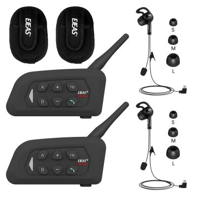 GaiRen Referee Headset, USB C Interface Communication System with Headset Earphone for Volleyball Official Football Soccer Handball (2 Pack)