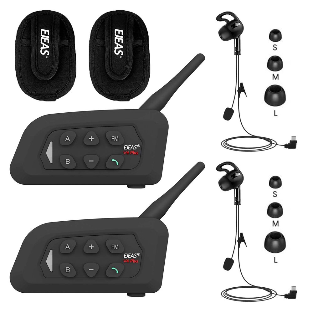 GaiRen Referee Headset, USB C Interface Communication System with Headset Earphone for Volleyball Official Football Soccer Handball (2 Pack)