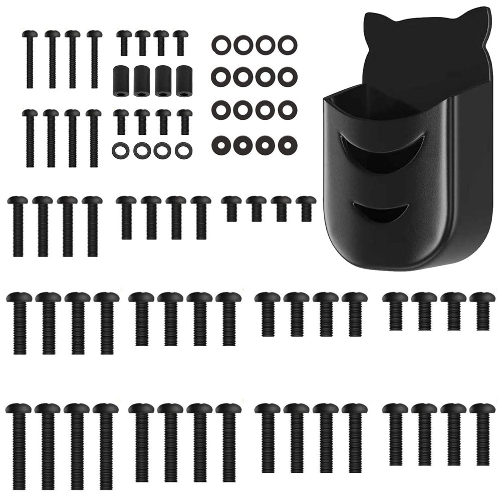 Universal TV Mount Kit for Onn, Sony, Westinghouse, Philips, Toshiba, Insignia - Includes M4, M5, M6, M8 TV Mounting Screws, Washers & Remote Holder