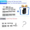 Universal TV Mount Kit for Onn, Sony, Westinghouse, Philips, Toshiba, Insignia - Includes M4, M5, M6, M8 TV Mounting Screws, Washers & Remote Holder view 2