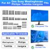 Universal TV Mount Kit for Onn, Sony, Westinghouse, Philips, Toshiba, Insignia - Includes M4, M5, M6, M8 TV Mounting Screws, Washers & Remote Holder view 4