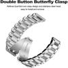 20mm Compatible with Amazfit Active 2/ Active 2 Square, GTS/GTS 2/GTS 2 Mini/GTS 2e /GTS 3 /GTS 4 Mini Bands Replacement Stainless Steel Bracelet for Sanorum G53, HaSaKei G53, RLQA 54, SYEEKOM D05, Cosjoype S16, Phyulls S16(2 Pack C) view 3