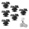 Andoer 6PCS Sports Camera Cold Shoe Mount Adapter with 1/4 Inch Screw Hole Replacement for Hero 10 9 8 7 view 1