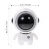 Housoutil Astronauts Fan Necklace Fan Travel Fans Personal Fan Mini Table Fan Necklace Mini Desk Fans Hand Held Fans for Adults Portable Neck Fan White Desktop Electronic Miss Cooling Fan view 2