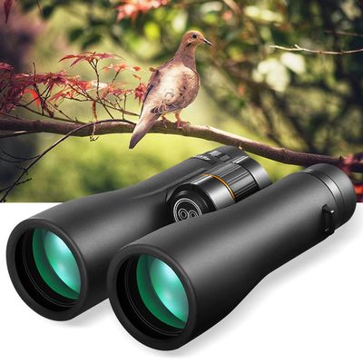 Binoculars for Bird Watching, 12X50 Professional Waterproof HD Bak4 Prism Optics Powerful Telescope for Hunting Outdoor Hiking Travel