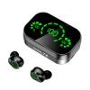 Volt Plus TECH Wireless V5.3 LED Pro Earbuds Compatible with Your ZTE Supreme IPX3 Bluetooth Water & Sweatproof/Noise Reduction & Quad Mic(Black) view 2