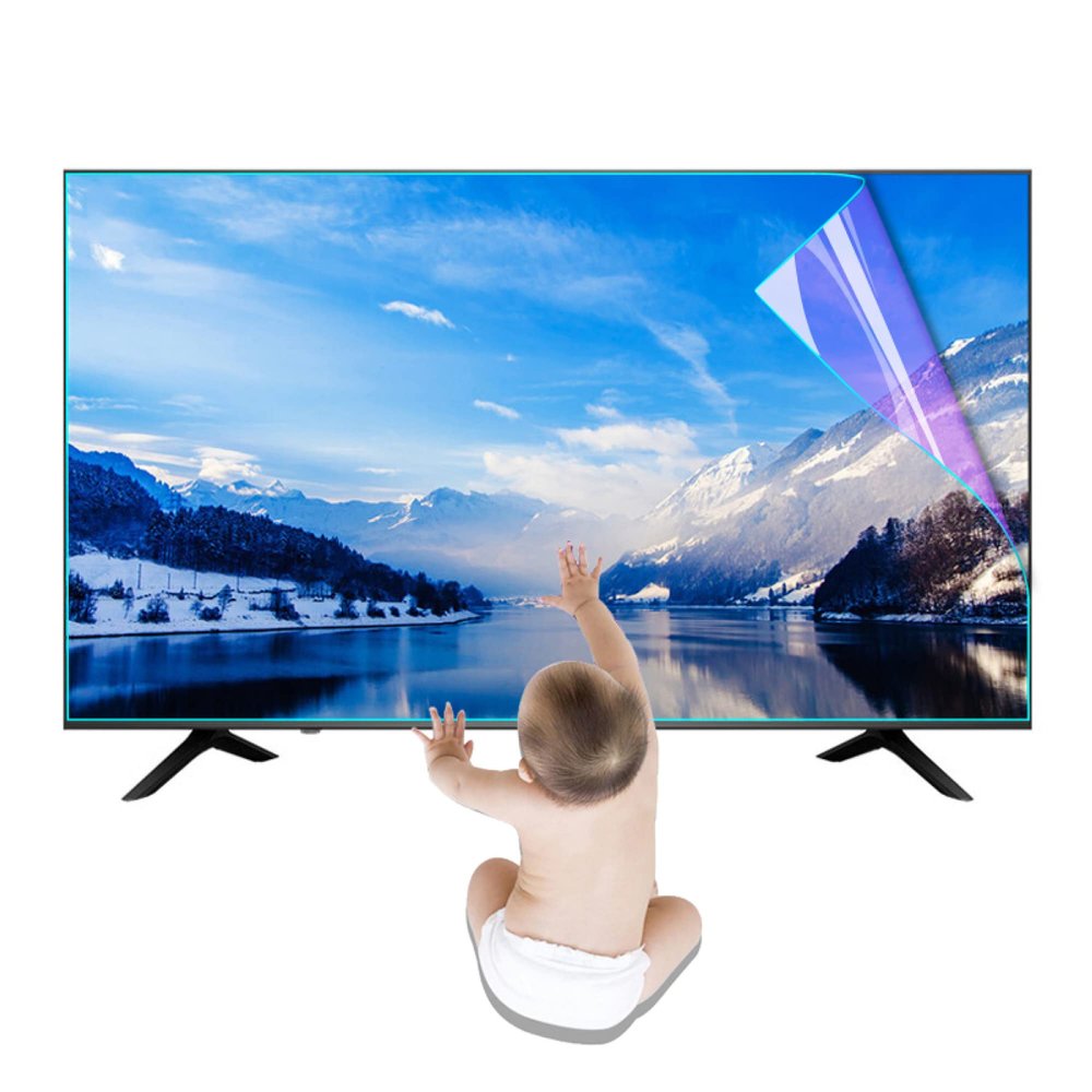 Anti Glare Screen Protector 32-75inch Anti Blue Light/Anti UV Monitor/TV Screen Frosted Film Anti-Radiation Rate Up to 90%, Reduce Visual Fatigue/A / 75 Inches 1645x930 mm