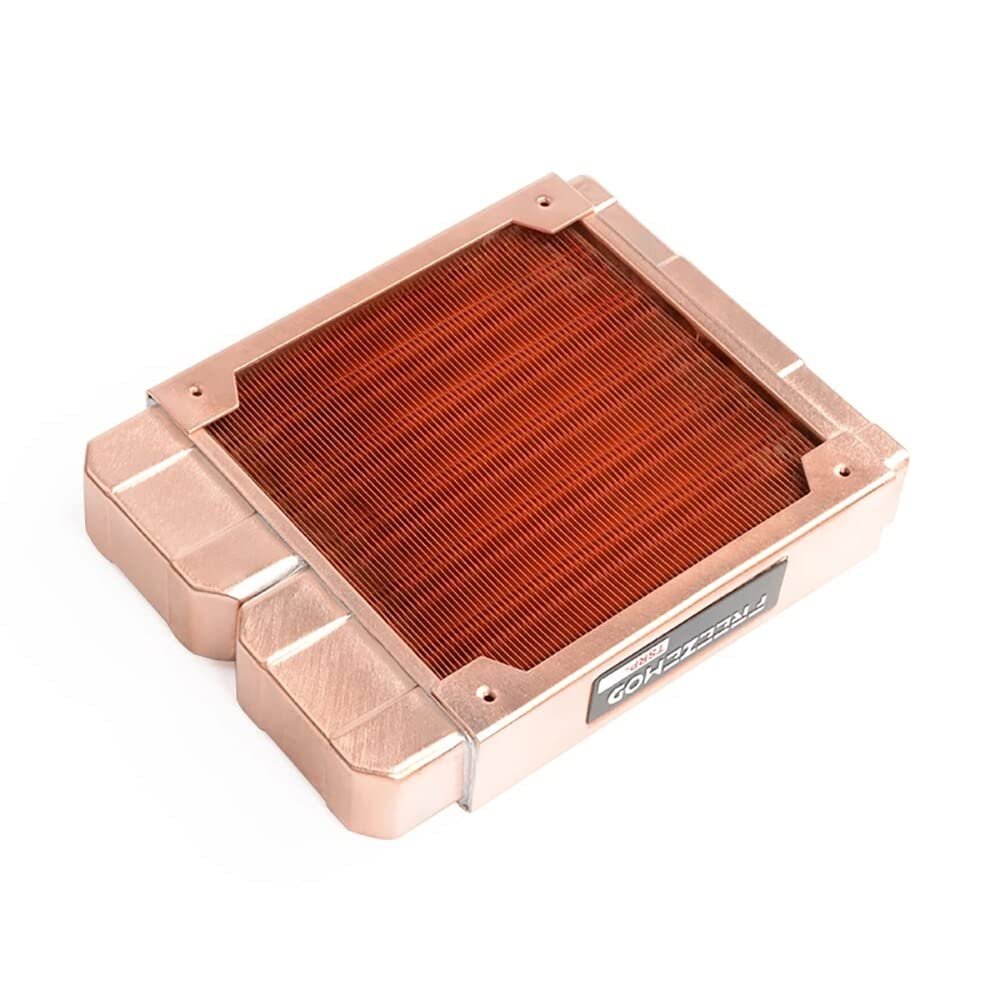 Pure Copper Radiator 120mm PC Water Cooling Cooler Heatsink G1/4 Thread 30mm Thickness