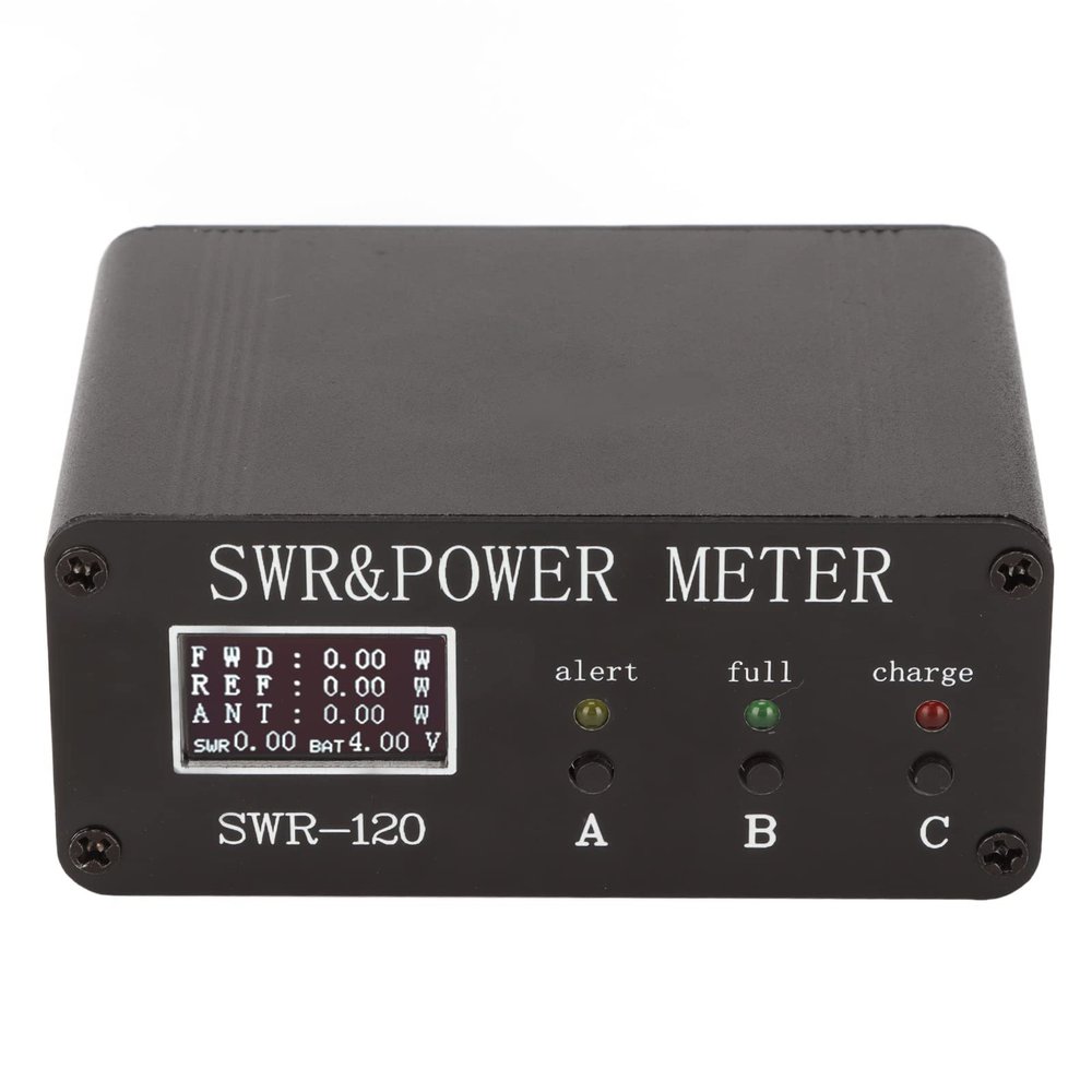 EBTOOLS Standing Meter, Digital Display 1.850MHz Frequency Range, FM AM CW SSB Modes, 0.5120W Power Range, Short Power Standing Meter