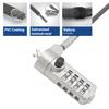 ACT Laptop Lock Security Cable 2m, Password Protection 4 Digit Combination Lock, Wedge Slot Notebook Lock, Swivel Lock Head, Laptop Lock Dell, Portable Anti-Theft Cable - AC9035 view 3