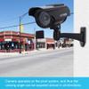 Leapiture Solar Fake Camera Outdoor Camera TV Surveillance Security Camera Red LED Recording Light Weatherproof Suitable for Indoor and Outdoor Use(Black) view 4