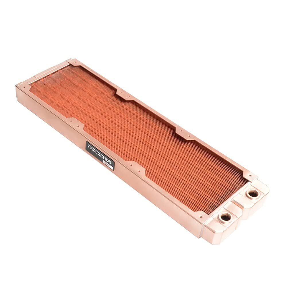 Pure Copper Radiator 360mm PC Water Cooling Cooler Heatsink G1/4 Thread 30mm Thickness