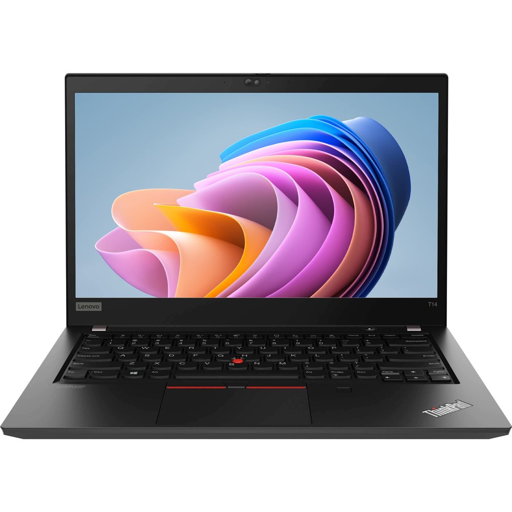 Lenovo Thinkpad T14 (Gen 1) 14" Laptop, i5 10310U 1.7Ghz, 8GB DDR4, 128GB SATA SSD, 1080p Full HD, Thunderbolt 3, HDMI, Webcam, Windows 11 Pro (Renewed)