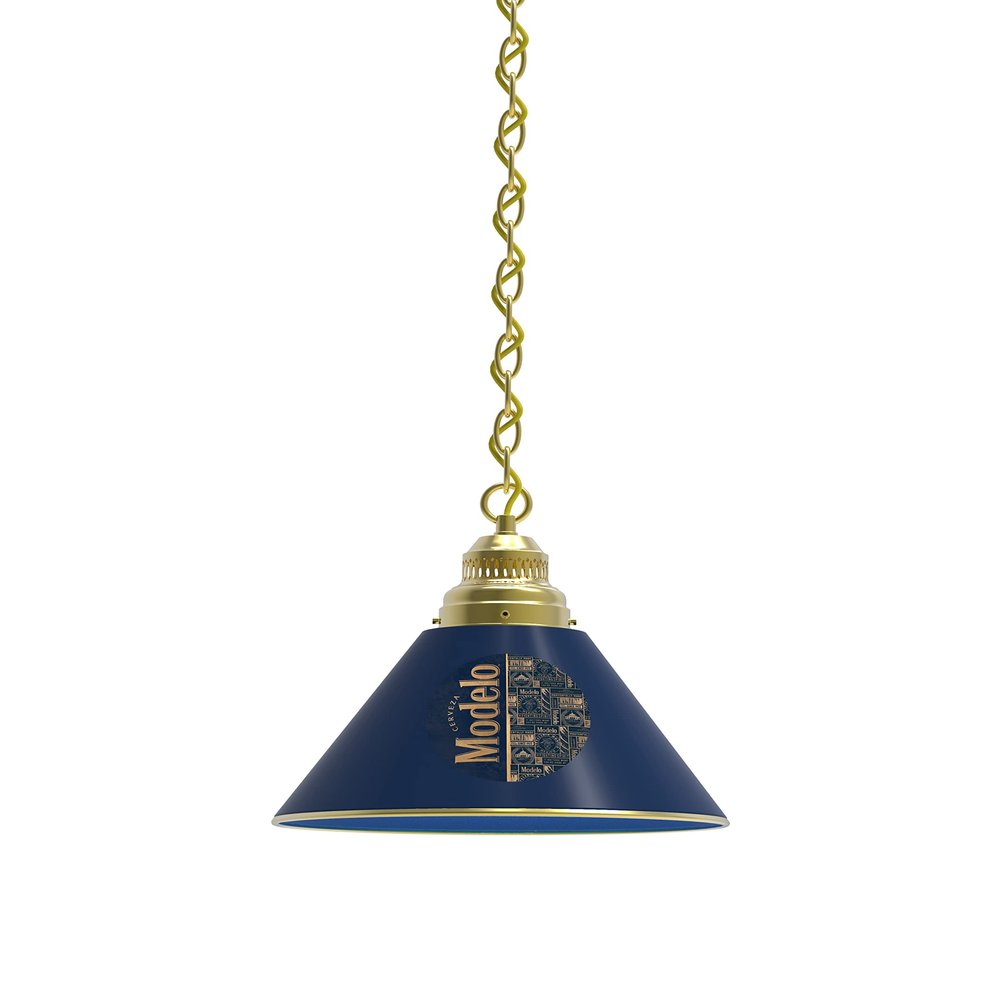 Holland Bar Stool Co. Indoor Modern Bright Ceiling Pendant Lighting Shade Modelo (Ptrn) Pendant Light with Brass Fixture