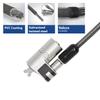 ACT Laptop Lock Security Cable 2m, Keyed Cable, Wedge Slot Notebook Lock, Swivel Lock Head, Laptop Lock Dell, Portable Anti-Theft Cable - AC9040 view 3