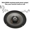 Car Door Speaker, 6 Inch 500W Car Stereo Coaxial Speaker, Midrange External Magnetic Coaxial Speaker Fit for Vehicle Truck, Maximum 4 Ohms view 3