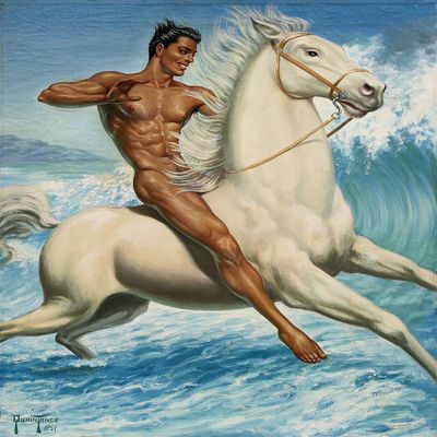 George Quaintance : Dashing : 1951 : Archival Quality Art Print