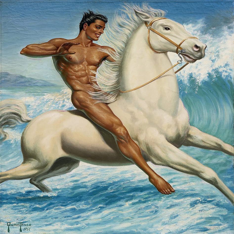 George Quaintance : Dashing : 1951 : Archival Quality Art Print