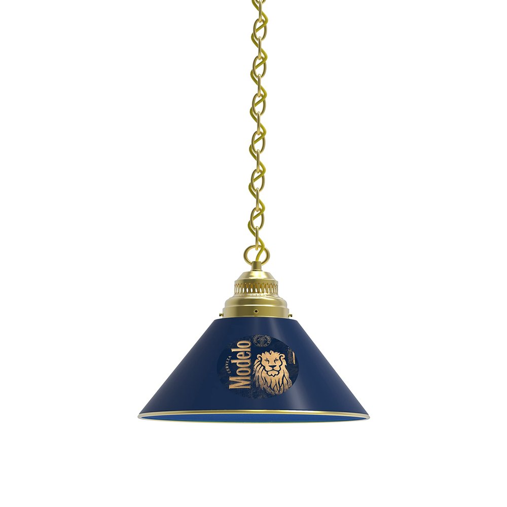 Holland Bar Stool Co. Indoor Modern Bright Ceiling Pendant Lighting Shade Modelo (Lion) Pendant Light with Brass Fixture