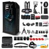 GoPro HERO11 (Hero 11) Black - Waterproof Action Camera with 5.3K Video, 27MP Photos, 1/1.9" Sensor, Live Streaming, Webcam, Stabilization + 64GB Card, 50 Piece Accessory Kit and 2 Extra Batteries view 1