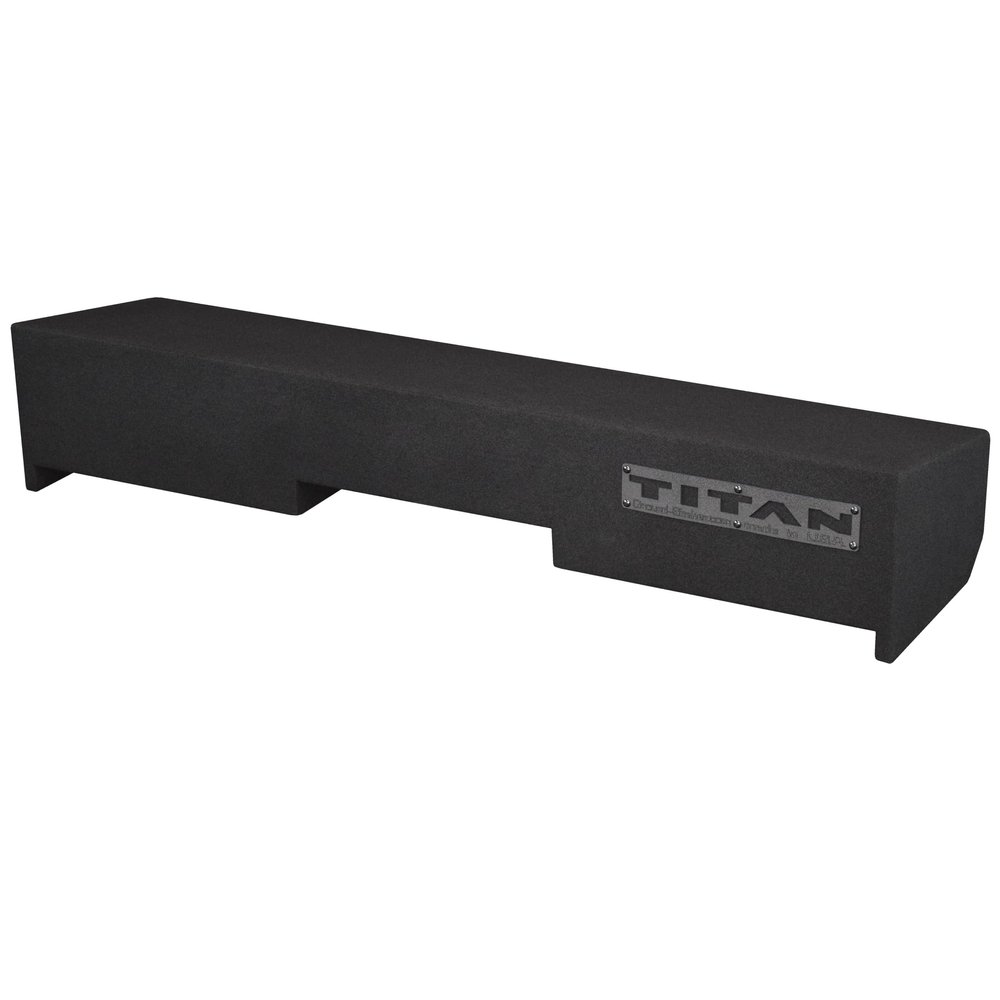 10" Dual Sealed Sub Box 2004-2023 Titan Extend Cab King Cab Subwoofer Enclosure