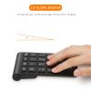 Gugxiom Bluetooth Number Pad,22 Keys Portable Mini Financial Accounting Numeric KeypadBluetooth 5.0 10 Key Numeric Keypad for Laptop/Desktop/PC/Notebook(Black) view 3