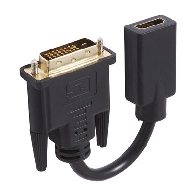 NXT Technologies Dvi to Hdmi Adapter, 6", Black