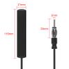 ACEIRMC Car Antenna, Universal AM/FM Radio Antenna, Black, 10ft Cable, Adhesive Mount, Compatible with Car Stereo Receiver, Marine Boat Radio view 4