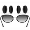 ToughAsNails Black Replacement Nose Pads Nosepieces for Oakley Frogskins Range OO9284/Spindrift OO9474 OX8176/Top Knot OO9434/HSTN OO9242/HSTN Metal OO9279 Sunglasses view 1