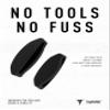 ToughAsNails Black Replacement Nose Pads Nosepieces for Oakley Frogskins Range OO9284/Spindrift OO9474 OX8176/Top Knot OO9434/HSTN OO9242/HSTN Metal OO9279 Sunglasses view 3