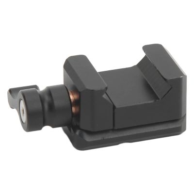 Acouto Clamp Monitor Mount with 1/4 Inch 3/8 Inch Thread Quick Release Rail Lock Clamp for Locating Hole Cold Shoe Mount Camera Cage Expansion Accessories