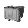 Nitze 7 inch Monitor Cage w Sunhood HDMI USB-C Cable Clamp Compatible with Blackmagic Design BMD Video Assist 12G HDR Recording view 2