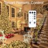 suddus Christmas Tree Lights Indoor, 66ft 200led Connectable Tree Lights with 8 Modes, Twinkle Lights for Christmas Tree, Backyard, Patio, Porch, House Decoration, Warm White view 3