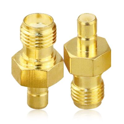 TUOLNK SMA to SMB Adapter SMB Male to SMA Female Coaxial Connector for Extension Cable Radio Antenna 2pcs
