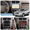 [2+64G] Android Car Stereo for Jeep Compass Patriot 2007 2008 2009 with Apple Carplay and Android Auto 10.1 inch Touchscreen Radio Bluetooth + External Microphone GPS WiFi SWC Hi-Fi Audio view 2