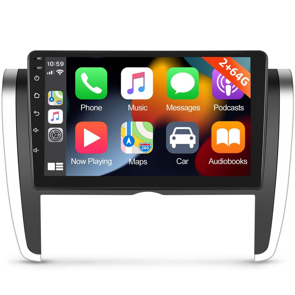 [2+64G] Android 13 Car Stereo for Toyota Allion (T260/265) 2007-2015, 9inch in Dash Touch Screen Car Radio, Carplay&Android Auto/Steering Wheel Control/Bluetooth/Hi-Fi Audio+Mic