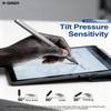 SSSGRGB Stylus Pen for Microsoft Surface Pro9/8/X/7/6/5/4/3 Surface Go 3/2/1 Surface 3/Laptop/Studio/Book 4/3/2/1 with 4096 Tilt Pressure Palm Rejection Magnetic Attachment Rechargeable, Silver view 3