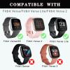 Stretchy Bands Compatible with Fitbit Versa 2 Bands for Women Men, Adjustable Elastic Replacement Wristband for Fitbit Versa 2 / Fitbit Versa/Fitbit Versa Lite/Fitbit Versa SE (blue) view 2