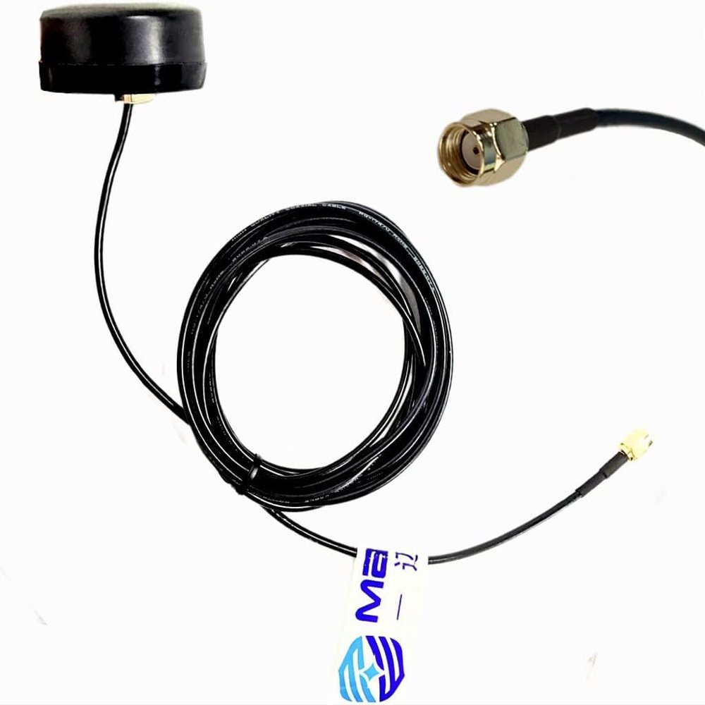 Maswell Small Size WiFi Antenna 2.4GHz 5.8GHz Dualband Screw Mount Dual Band WiFi, WiMAX Bluetooth and Zigbee