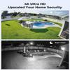 H.VIEW 4K/8.0 Megapixel PoE Outdoor Home Security Camera System Wired Outdoor Video Surveillance IP Cameras SystemUltra Wide-Angle &Audio8CH NVR 4TB HDD view 2